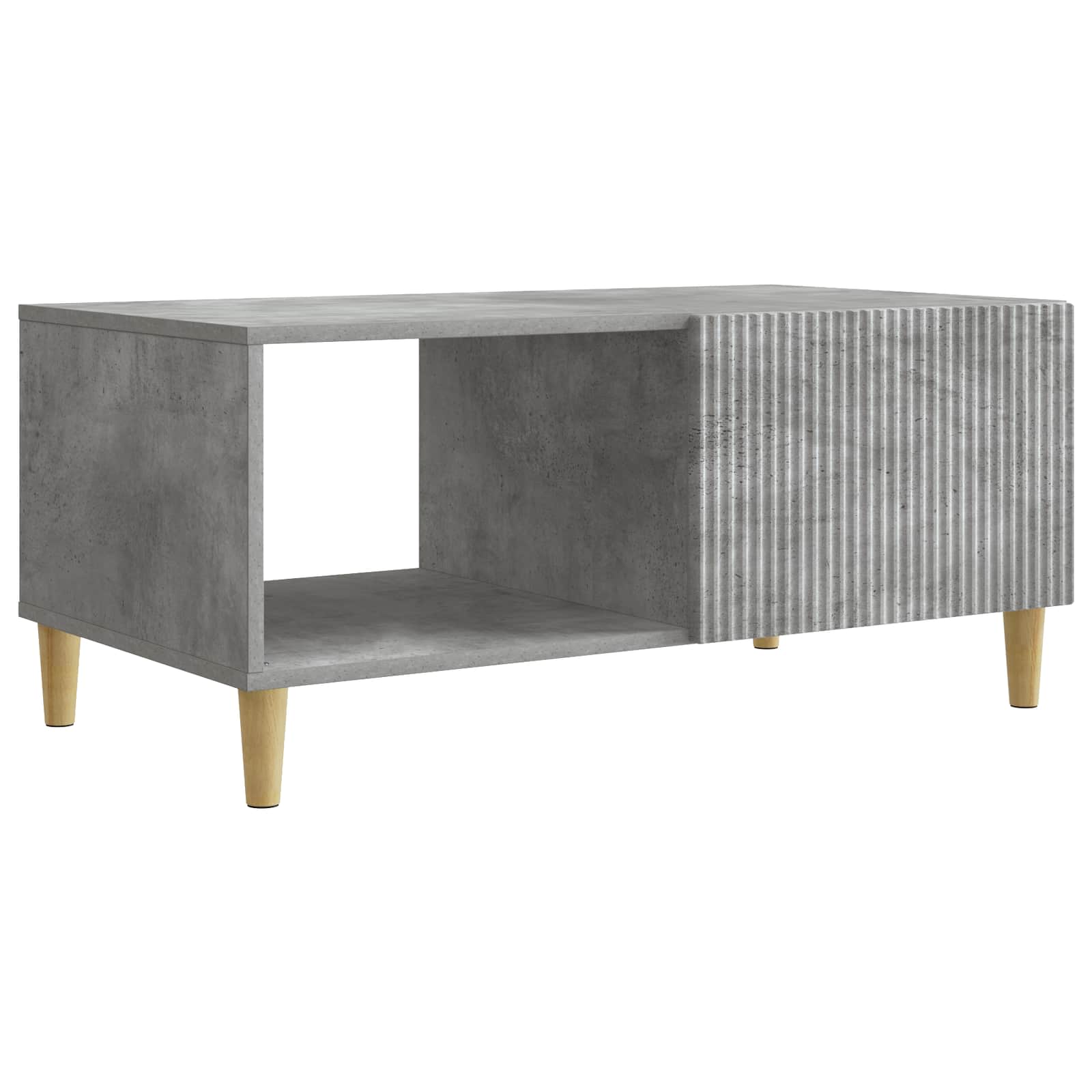 vidaXL Masă de cafea Gri Beton 90 x 50 x 40 cm Lemn prelucrat