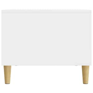 Konferenční stolek Bílá s vysokým leskem 90 x 50 x 40 cm - obrázek 5