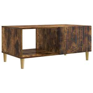 vidaXL Kohvilaud Suitsutatud tamm 90 x 50 x 40 cm Tehispuit