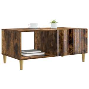 Konferenční stolek Kouřový dub 90 x 50 x 40 cm Kompozitní dřevo - obrázek 2