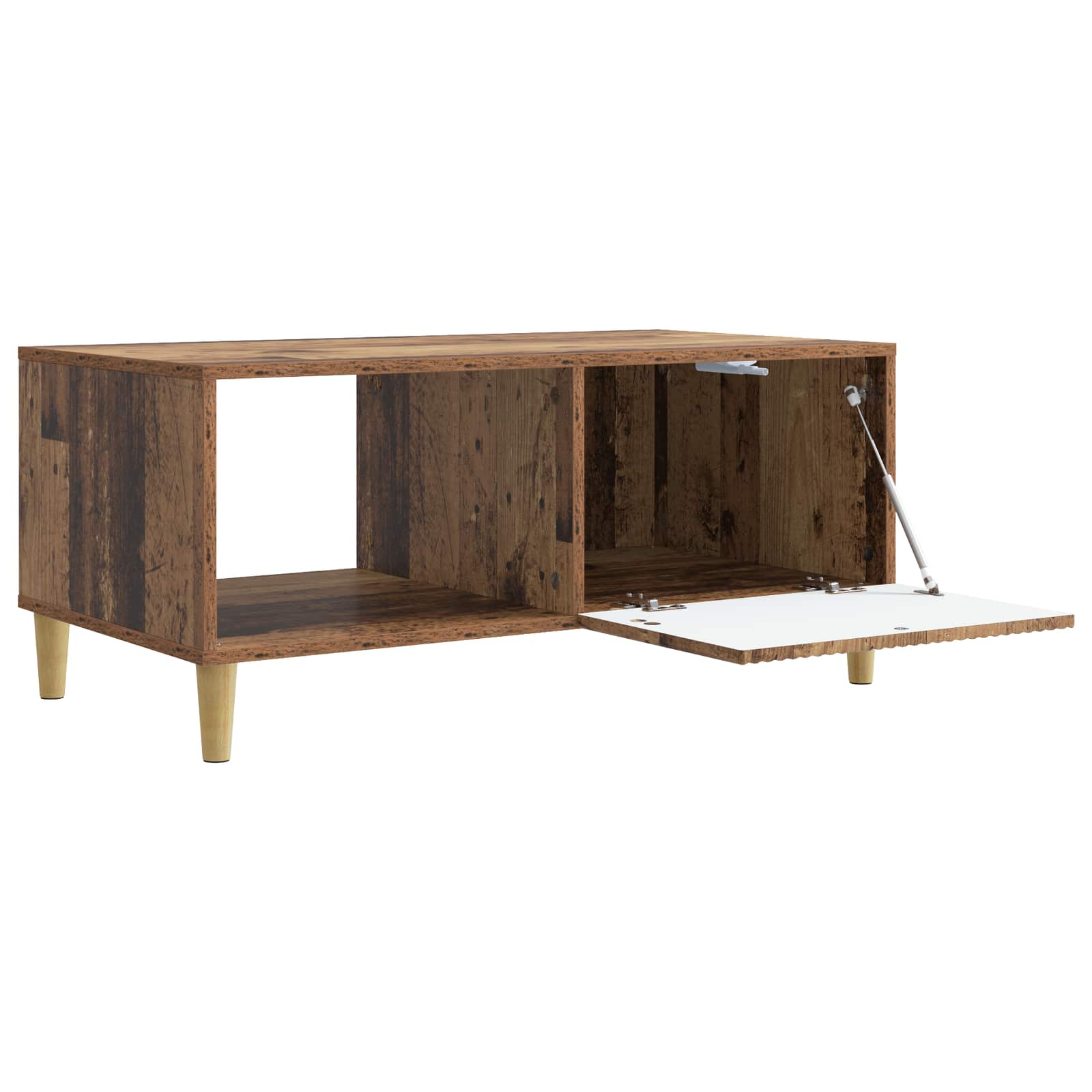 Масичка за кафе Старо дърво 90 x 50 x 40 cm Инженерна дървесина - Image 3