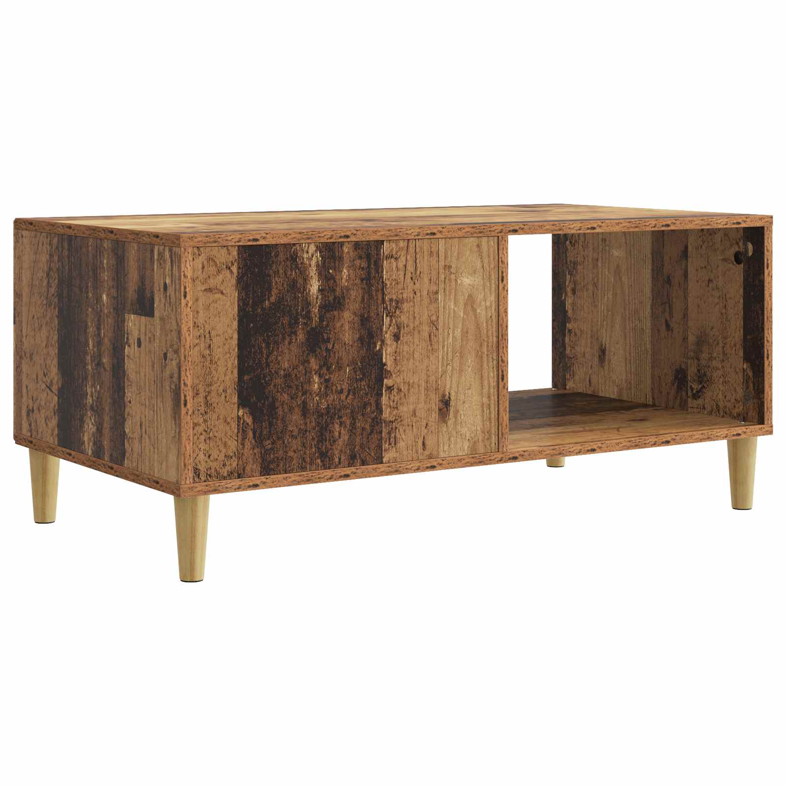 Масичка за кафе Старо дърво 90 x 50 x 40 cm Инженерна дървесина - Image 6