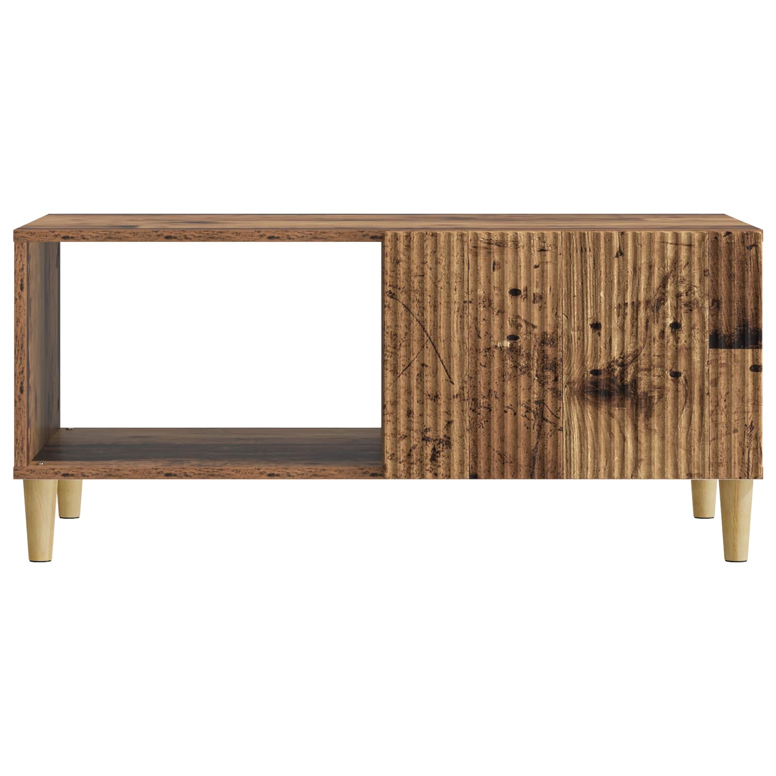 Масичка за кафе Старо дърво 90 x 50 x 40 cm Инженерна дървесина - Image 4