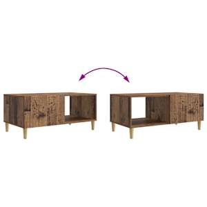 Konferenční stolek Staré dřevo 90 x 50 x 40 cm Kompozitní dřevo - obrázek 9