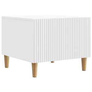 vidaXL Kohvilaud sahtliga Valge 49 x 50 x 40 cm Tehispuit