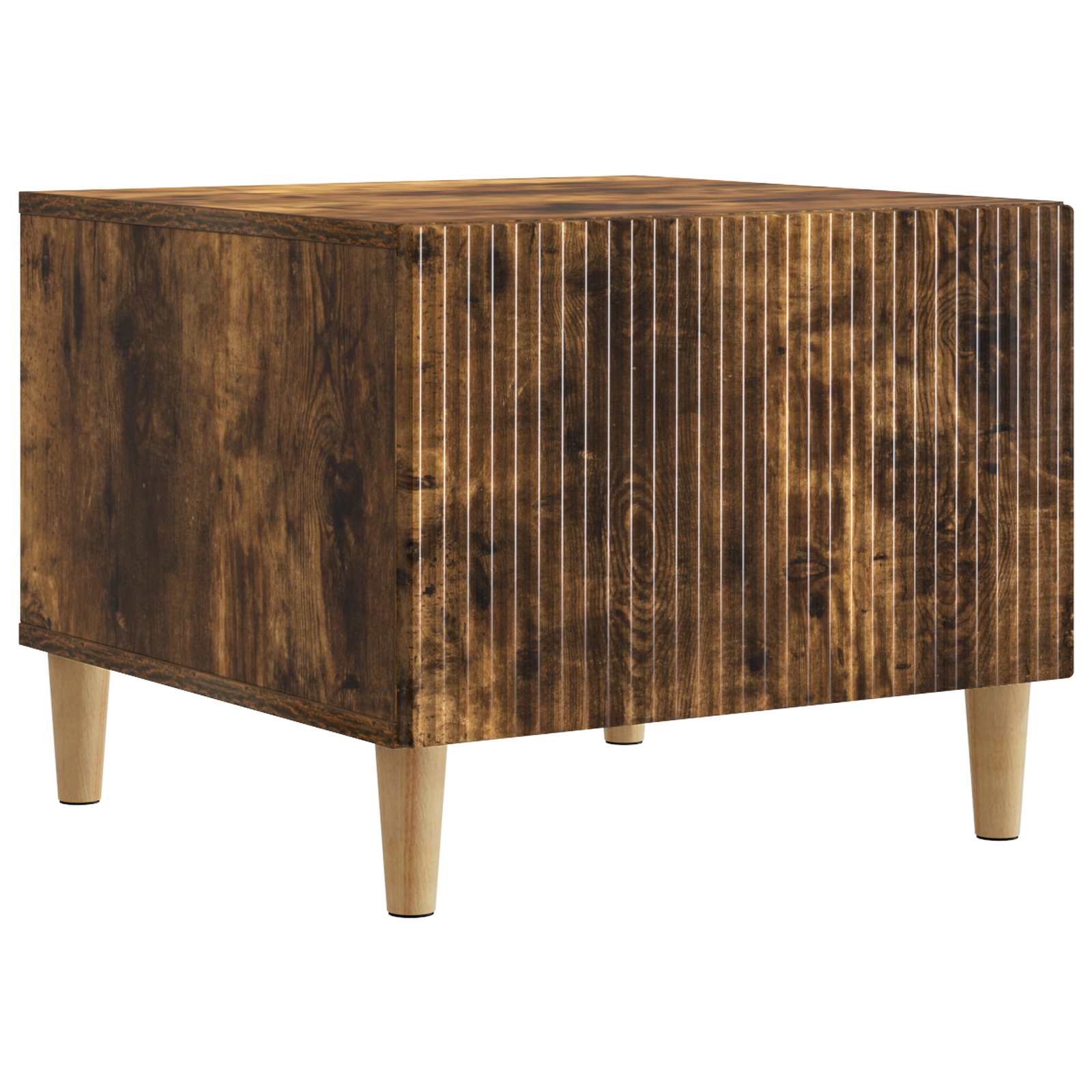vidaXL Masă de cafea Stejar fumuriu 49 x 50 x 40 cm Lemn prelucrat