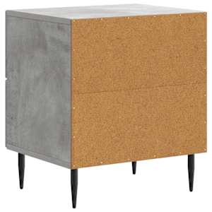 Noční skříňka 2 pcs Betonově šedá 43 x 34,5 x 47,5 cm - obrázek 9