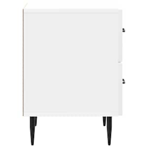 Noční skříňka 2 pcs Bílá s vysokým leskem 43 x 34,5 x 47,5 cm - obrázek 8