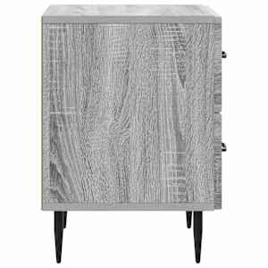 Noční skříňka se zásuvkou 2 pcs Šedá sonoma 43 x 34,5 x 47,5 cm - obrázek 8