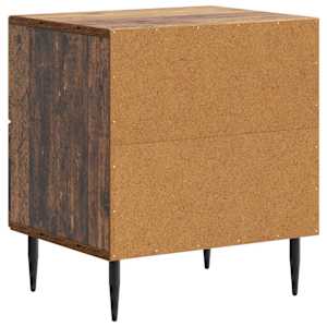 Noční skříňka se zásuvkou 2 pcs Staré dřevo 43 x 34,5 x 47,5 cm - obrázek 9