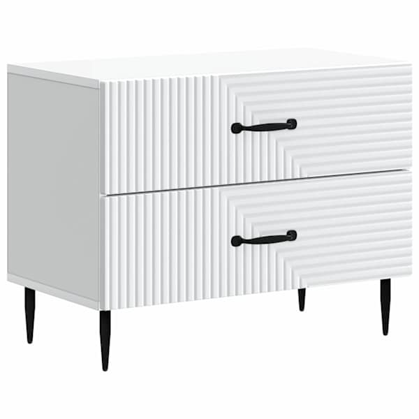 vidaXL &Ouml;&ouml;lambi kapp sahtliga Valge 62 x 34,5 x 47,5 cm Tehispuit
