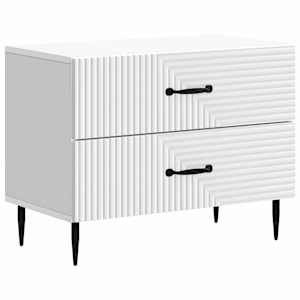 Noční skříňka Bílá 62 x 34,5 x 47,5 cm Kompozitní dřevo - obrázek 2