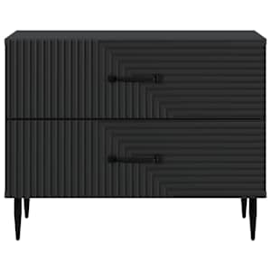Noční skříňka Černá 62 x 34,5 x 47,5 cm Kompozitní dřevo - obrázek 4