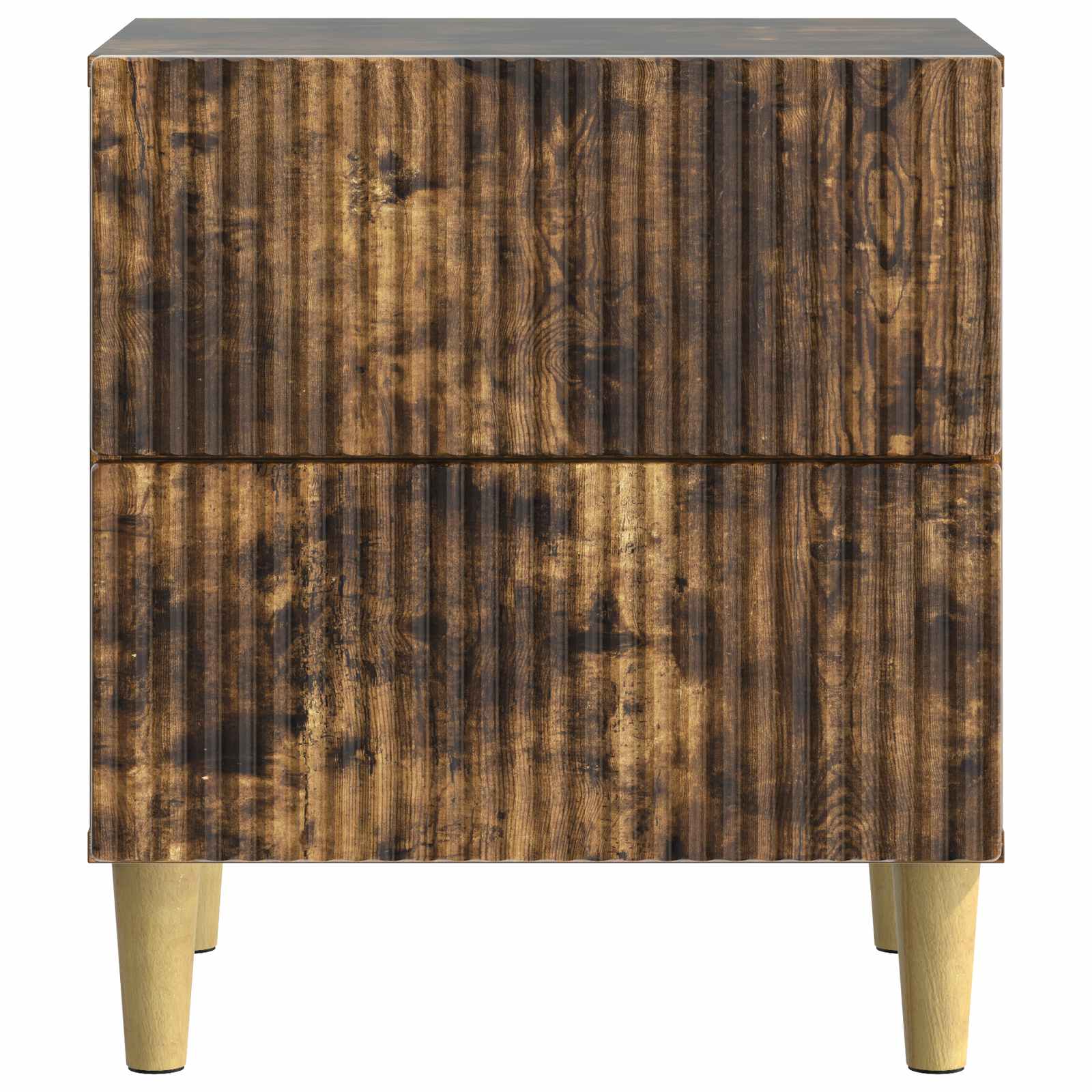 Nočna omarica Dimljen hrast 62 x 34,5 x 47,5 cm Inženirski les - slika 4