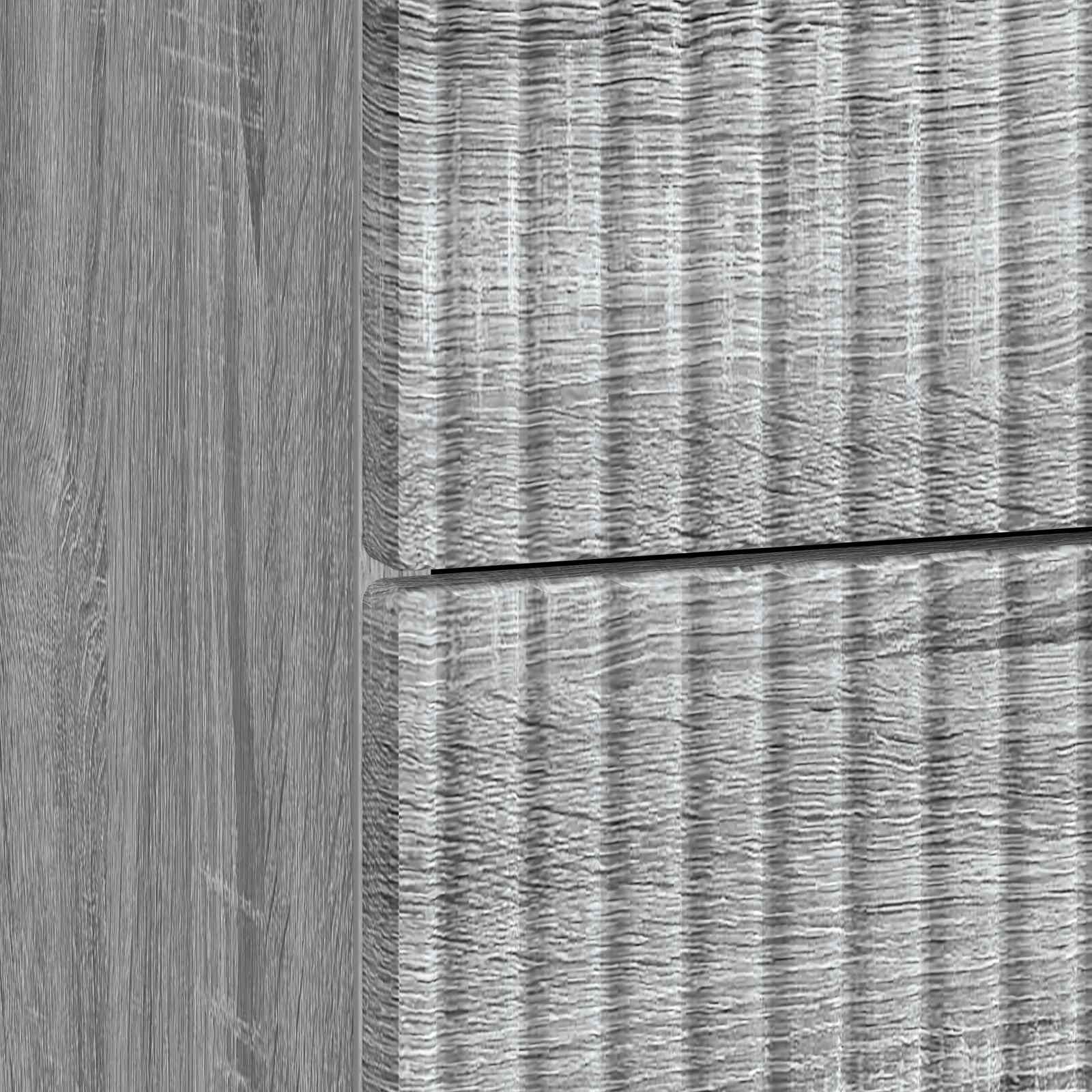 Nočna omarica Siva Sonoma 62 x 34,5 x 47,5 cm Inženirski les - slika 7