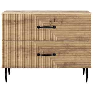 Noční skříňka Dub artisan 62 x 34,5 x 47,5 cm Kompozitní dřevo - obrázek 4