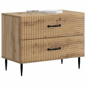 Noční skříňka Dub artisan 62 x 34,5 x 47,5 cm Kompozitní dřevo - obrázek 2