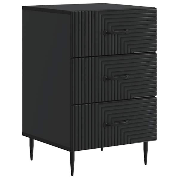 vidaXL &Ouml;&ouml;lambi kapp sahtliga Must 43 x 41 x 66,5 cm Tehispuit