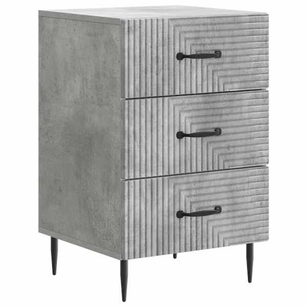 vidaXL &Ouml;&ouml;lambi kapp sahtliga Betoonhall 43 x 41 x 66,5 cm Tehispuit
