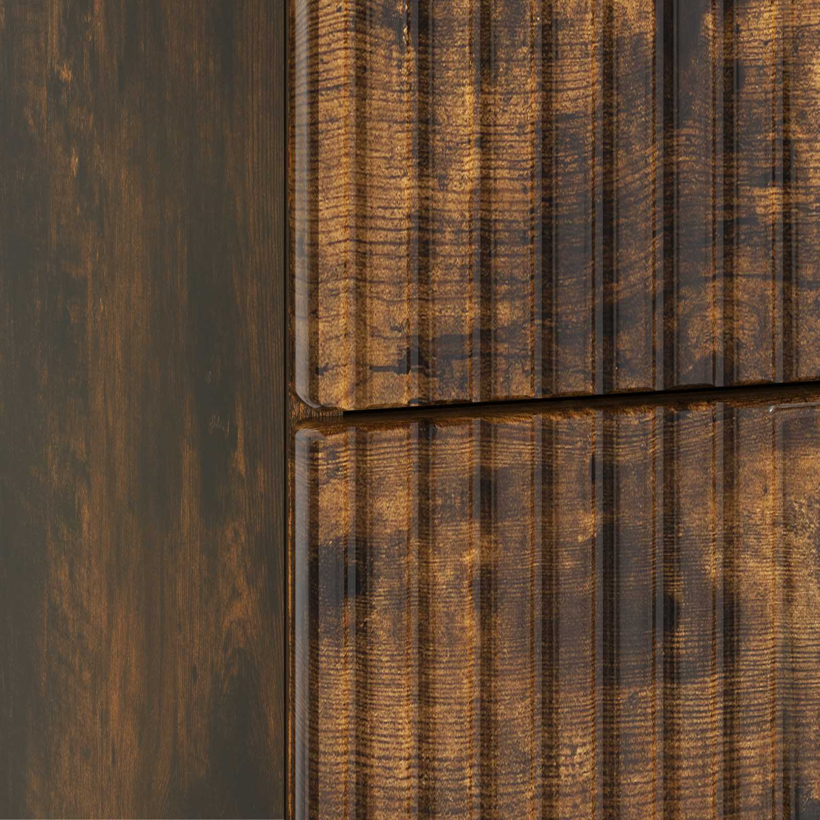 Nočna omarica Dimljen hrast 43 x 41 x 66,5 cm Inženirski les - slika 7