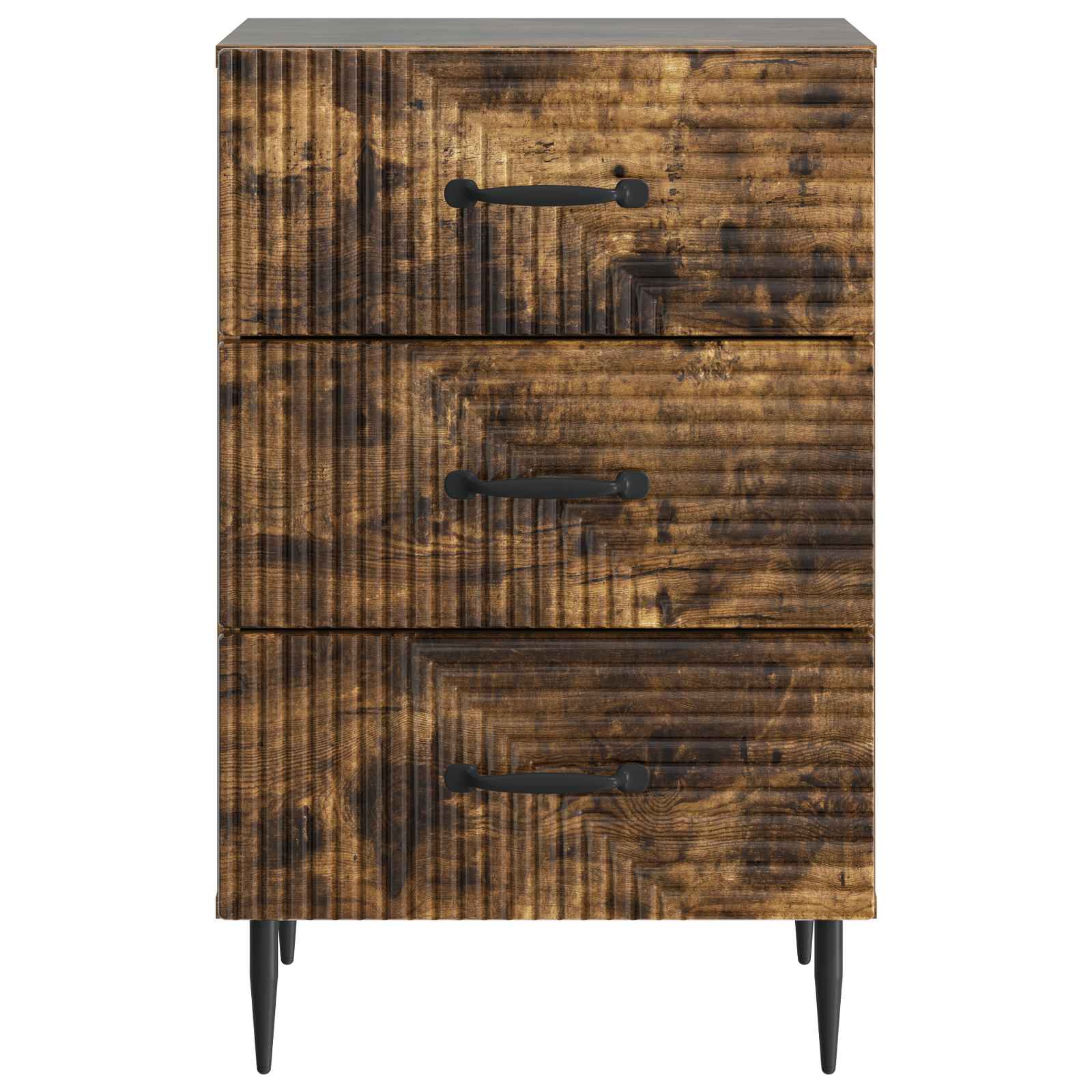 Nočna omarica Dimljen hrast 43 x 41 x 66,5 cm Inženirski les - slika 4