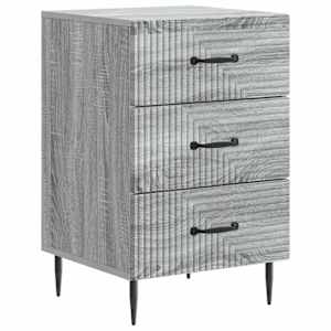 Nočna omarica Siva Sonoma 43 x 41 x 66,5 cm Inženirski les