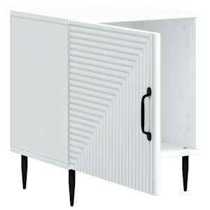 Noční skříňka 2 pcs Bílá 43 x 34,5 x 50 cm Kompozitní dřevo - obrázek 6