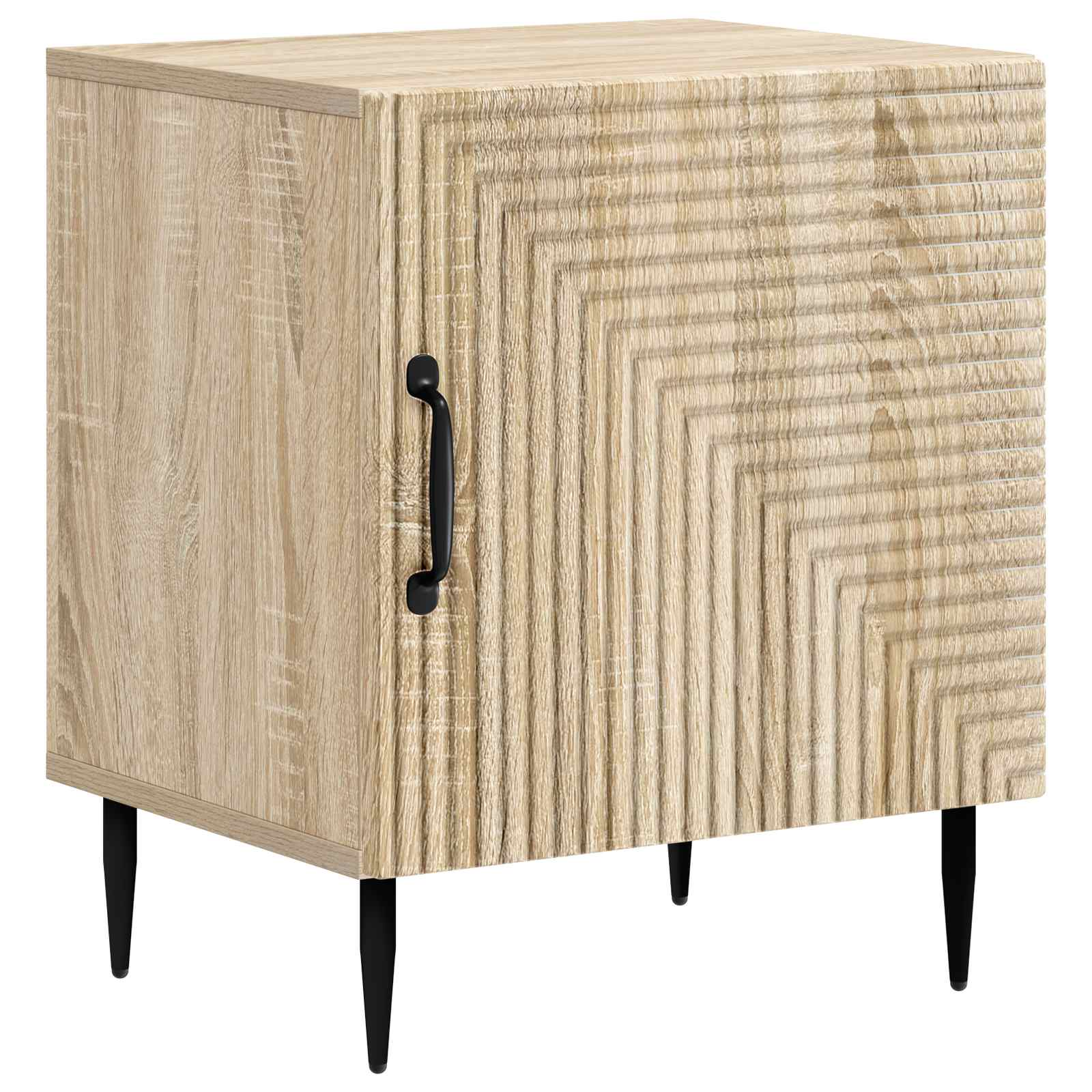 vidaXL Dulap de noapte Stejar Sonoma 43 x 34,5 x 50 cm Lemn prelucrat