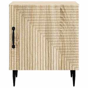 Noční skříňka 2 pcs Dub sonoma 43 x 34,5 x 50 cm - obrázek 7