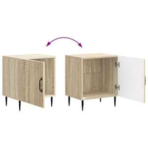 Noční skříňka 2 pcs Dub sonoma 43 x 34,5 x 50 cm - obrázek 12