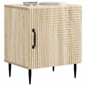 Noční skříňka 2 pcs Dub sonoma 43 x 34,5 x 50 cm - obrázek 3