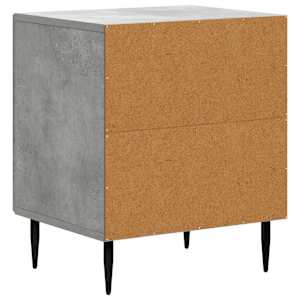 Noční skříňka 2 pcs Betonově šedá 43 x 34,5 x 50 cm - obrázek 9
