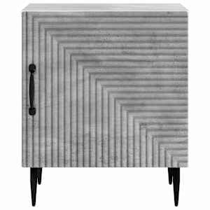 Noční skříňka 2 pcs Betonově šedá 43 x 34,5 x 50 cm - obrázek 7