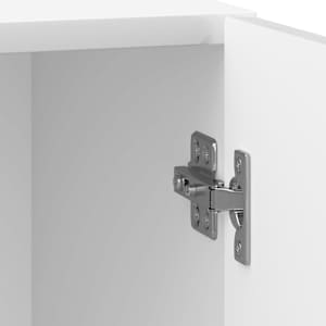 Noční skříňka 2 pcs Bílá s vysokým leskem 43 x 34,5 x 50 cm - obrázek 11