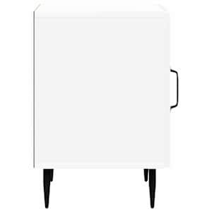Noční skříňka 2 pcs Bílá s vysokým leskem 43 x 34,5 x 50 cm - obrázek 8
