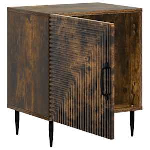 Noční skříňka 2 pcs Kouřový dub 43 x 34,5 x 50 cm - obrázek 6