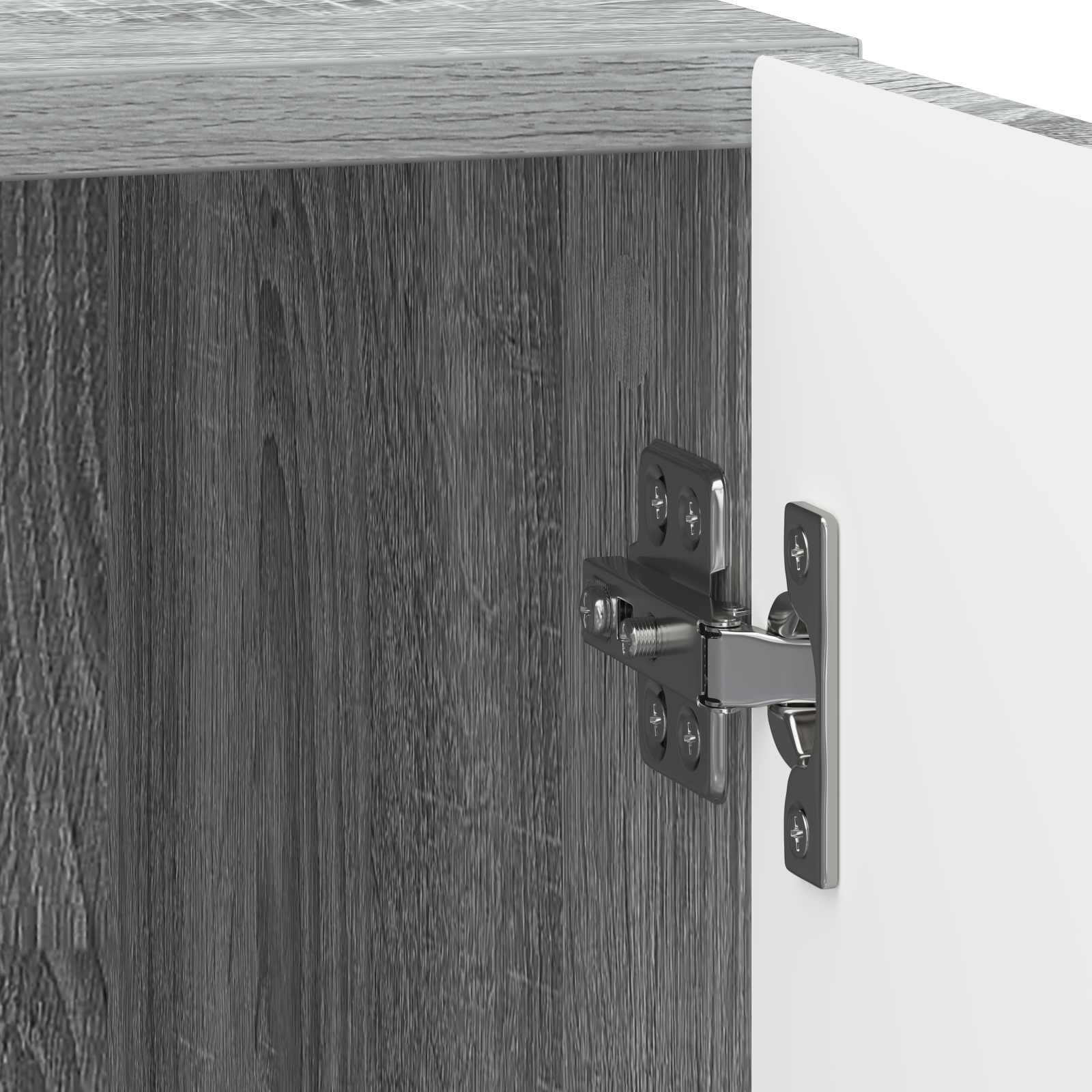 Nočna omarica Siva Sonoma 43 x 34,5 x 50 cm Inženirski les - slika 8