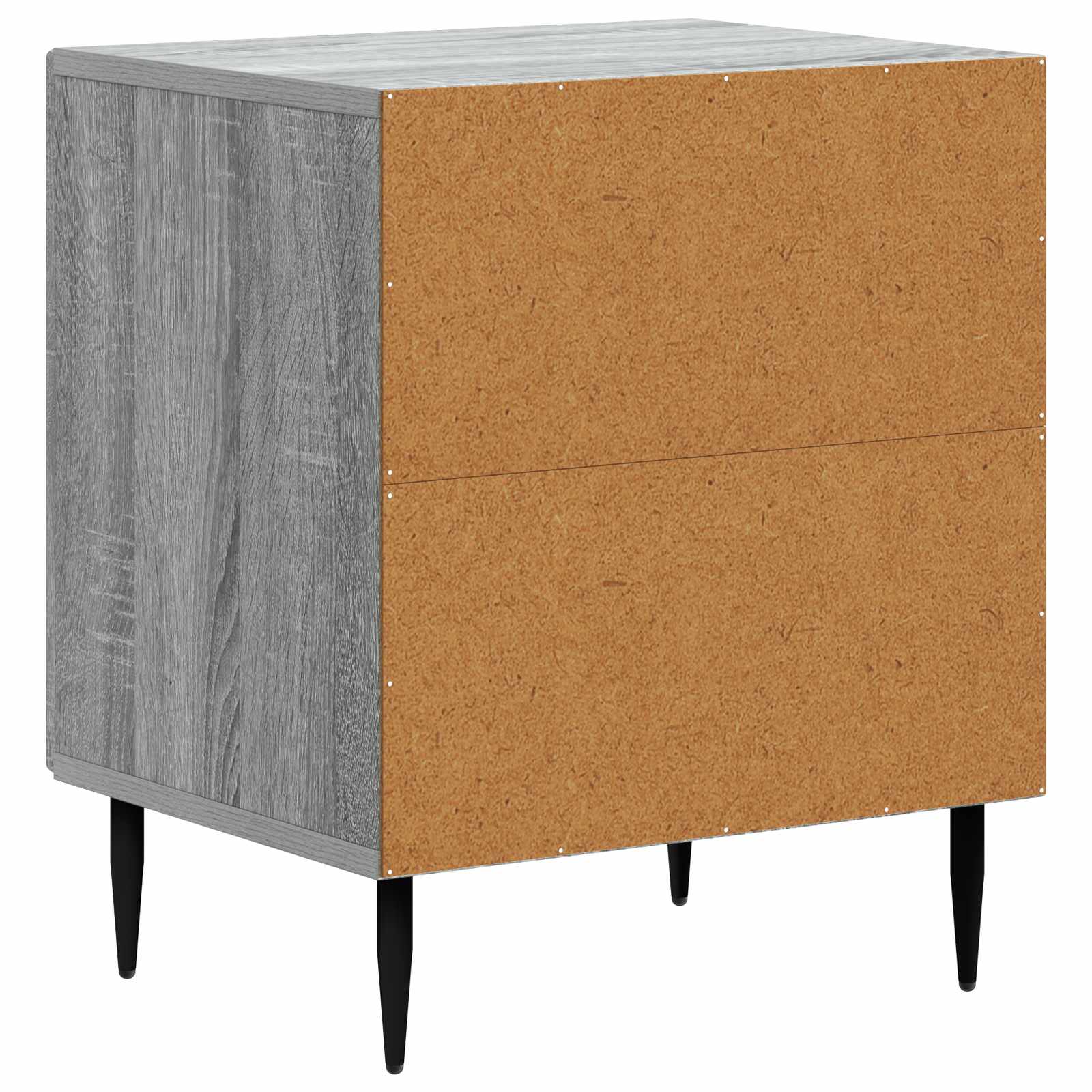 Nočna omarica Siva Sonoma 43 x 34,5 x 50 cm Inženirski les - slika 6