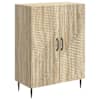 vidaXL K&otilde;ide Sonoma tamm 66 x 34,5 x 89,5 cm Tehispuit
