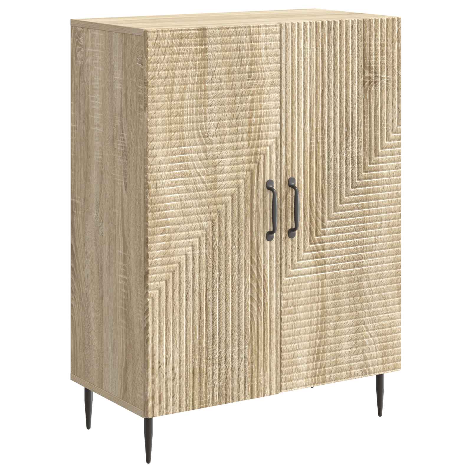 vidaXL Bufet Stejar Sonoma 66 x 34,5 x 89,5 cm Lemn prelucrat