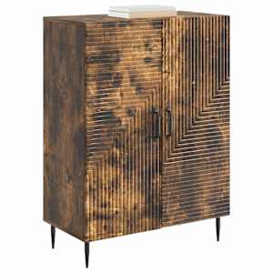 Servírovací skříň Kouřový dub 66 x 34,5 x 89,5 cm - obrázek 3