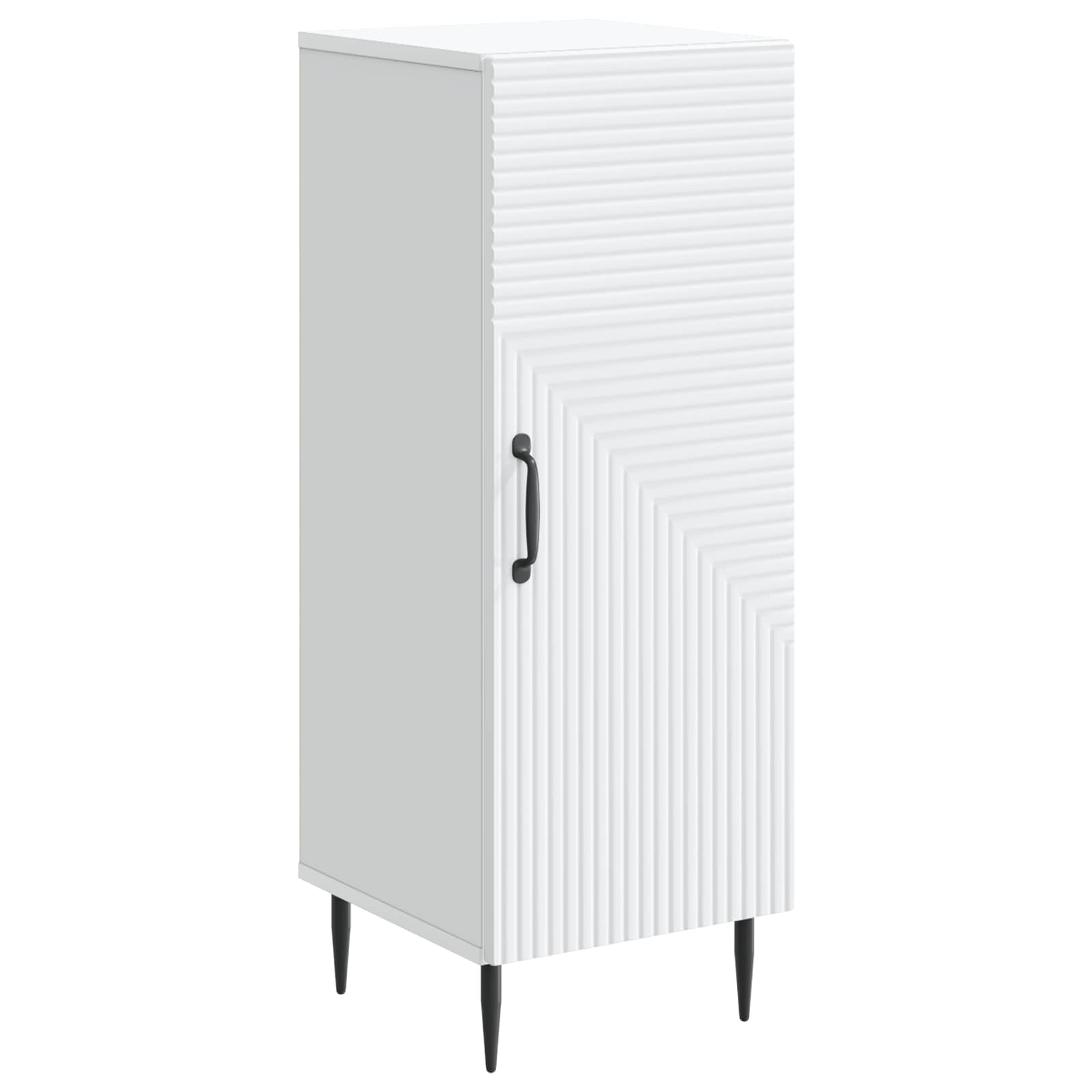 vidaXL Bufet Alb 33 x 34,5 x 89,5 cm Lemn prelucrat