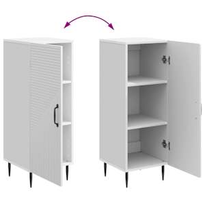 Servírovací skříň Bílá s vysokým leskem 33 x 34,5 x 89,5 cm - obrázek 11