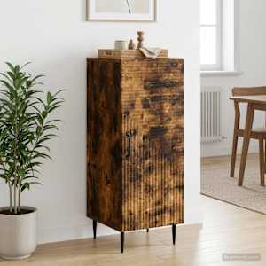Servírovací skříň Kouřový dub 33 x 34,5 x 89,5 cm - obrázek 1