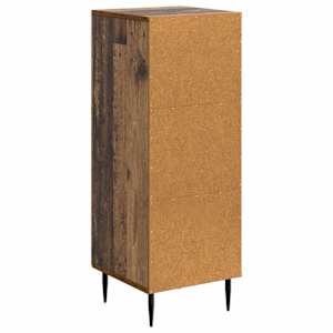 Servírovací skříň Staré dřevo 33 x 34,5 x 89,5 cm - obrázek 8