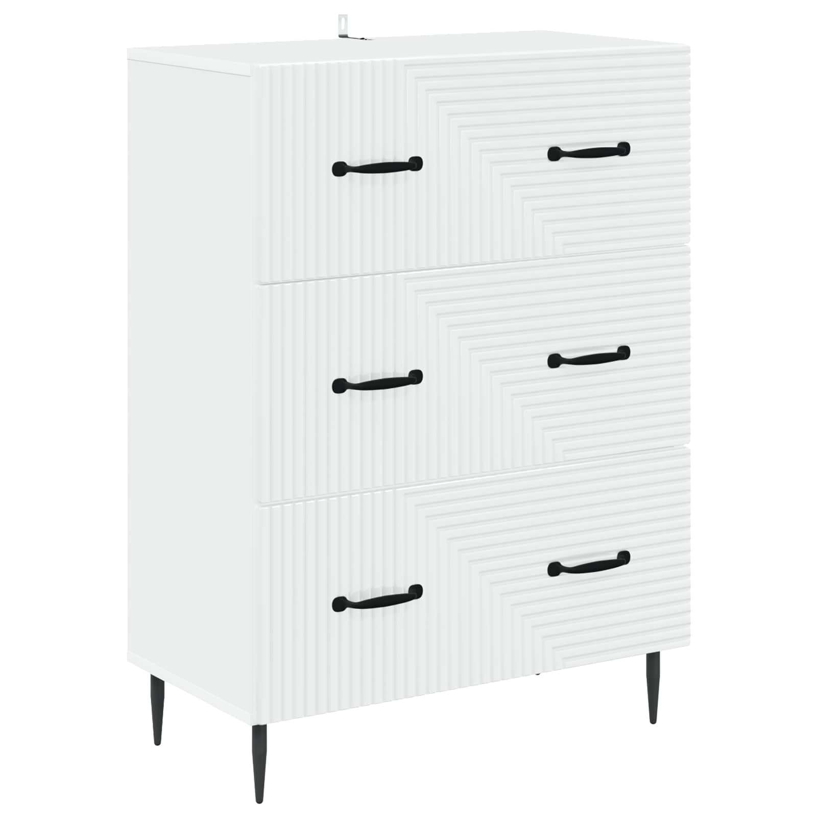 Ντουλάπι με Συρτάρια Λευκό 66 x 34,5 x 89,5 εκ