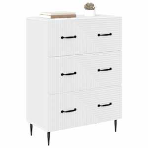 Skříň se zásuvkami Bílá 66 x 34,5 x 89,5 cm Kompozitní dřevo - obrázek 2