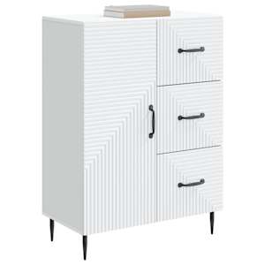 Servírovací skříň Bílá 66 x 34,5 x 89,5 cm Kompozitní dřevo - obrázek 3