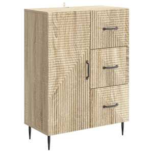 vidaXL K&otilde;ide sahtliga Sonoma tamm 66 x 34,5 x 89,5 cm Tehispuit