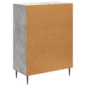 Servírovací skříň se zásuvkou Betonově šedá 66 x 34,5 x 89,5 cm - obrázek 8